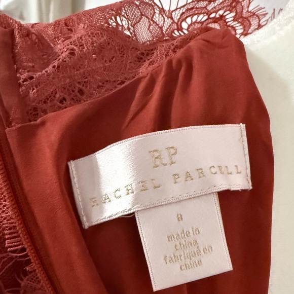 Rachel Parcell Lace Midi Dress in Rust - Picture 8 of 8